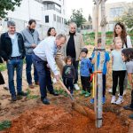 שתילת העץ ה-10,000. צילום: גיא יחיאלי