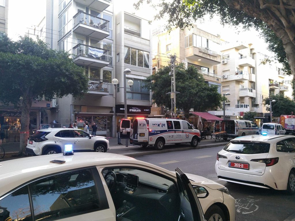 טרגדיה ברחוב דיזינגוף, צילום: זק"א תל אביב