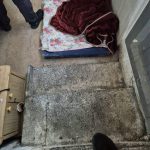 סגירת המאפייה ותמונות חדר הלינה צילום: דוברות המשטרה.