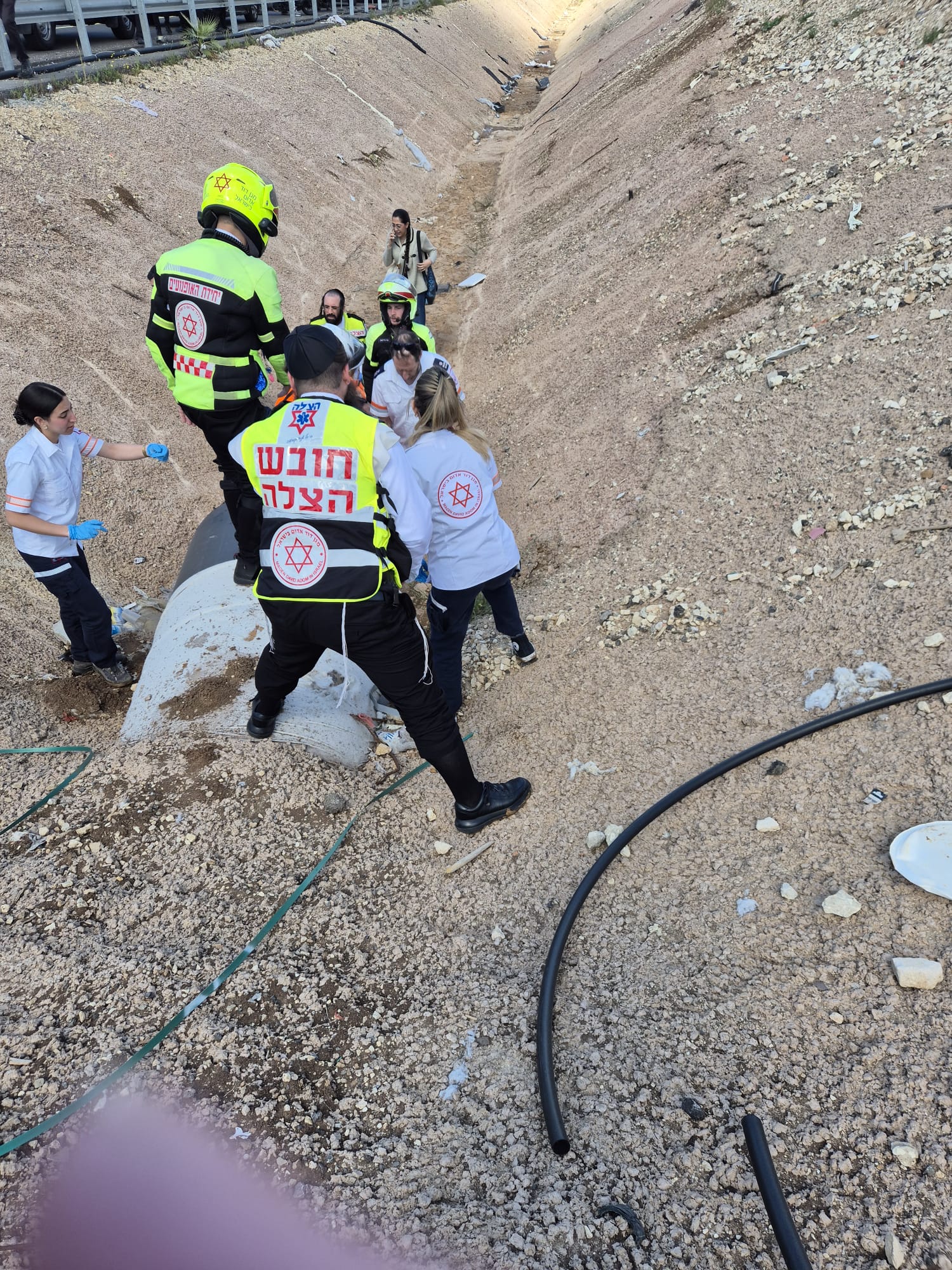 המפלט הפך למלכודת. צילום: דוברות הצלה