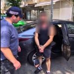 ממעצר החשוד. צילום: דוברות המשטרה