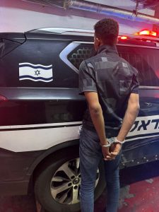 תמונה ממעצרו צילום: דוברות המשטרה