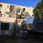 מאירוע ההריסה ותחילת הבניה. צילום: אלעד גוטמן.