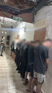 תמונת העצורים. צילום: דוברות המשטרה.
