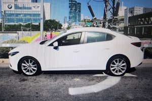 הרכב הגנוב. צילום: דוברות המשטרה
