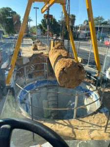 עבודות לקידום מובל מים לח״י, באדיבות עיריית תל אביב-יפו
