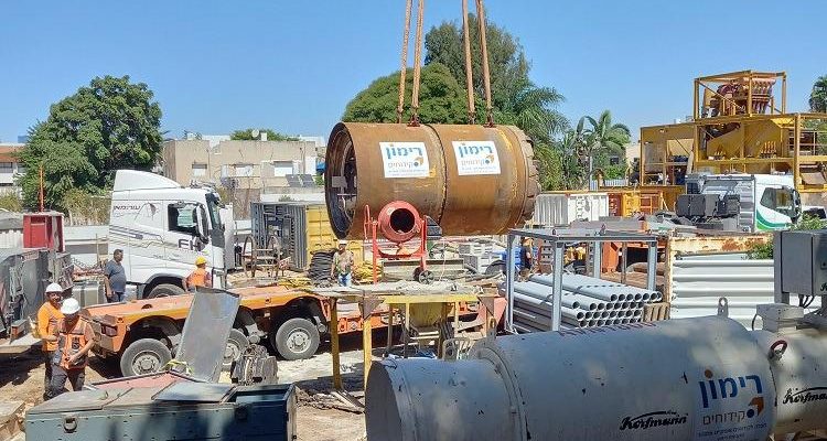 עבודות לקידום מובל מים לח״י, באדיבות עיריית תל אביב-יפו